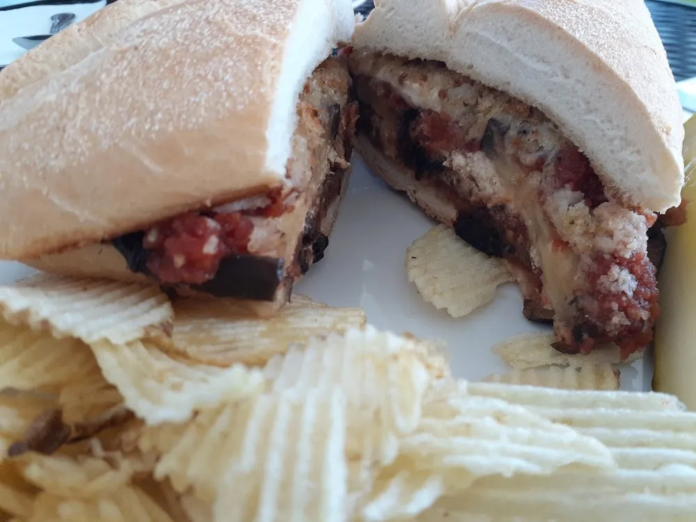 Eggplant Parmesan Grinder